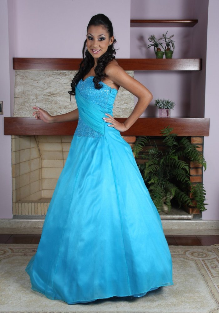 Vestido de Debutante Azul - 2 - 2 - Hipnose Alta Costura e Spa para Noivas e Noivos - Campinas - SP - 2
