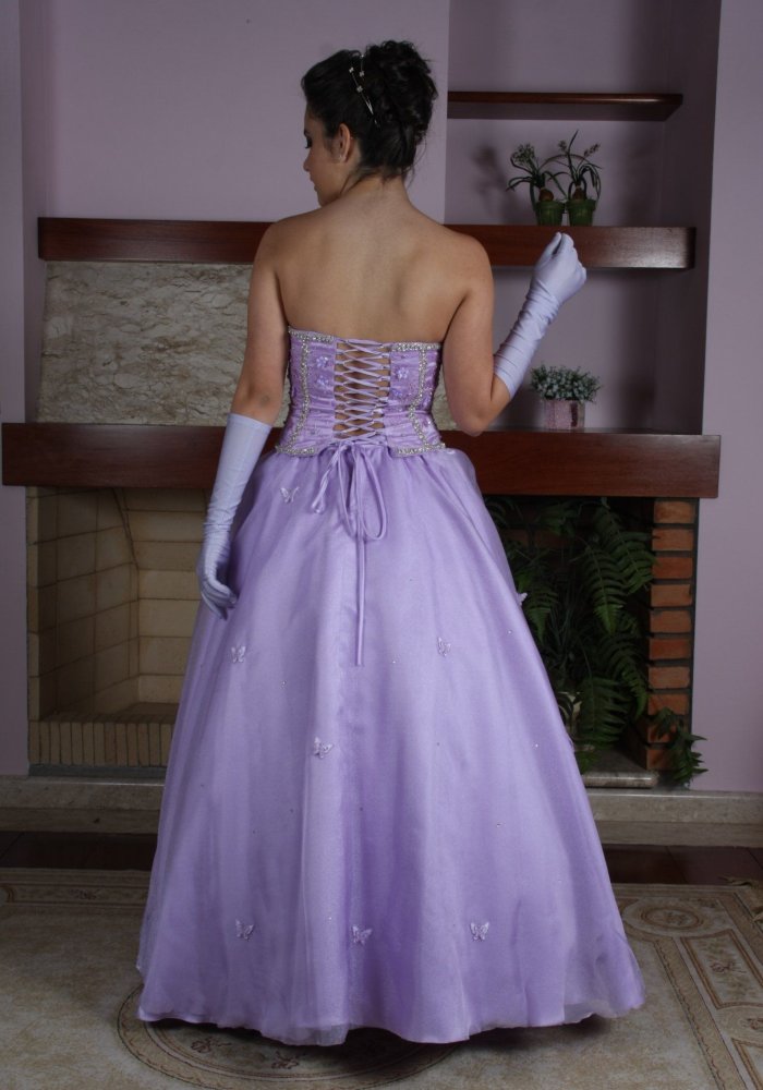 Vestido de Debutante Lilas - 5 - 3 - Hipnose Alta Costura e Spa para Noivas e Noivos - Campinas - SP - 1