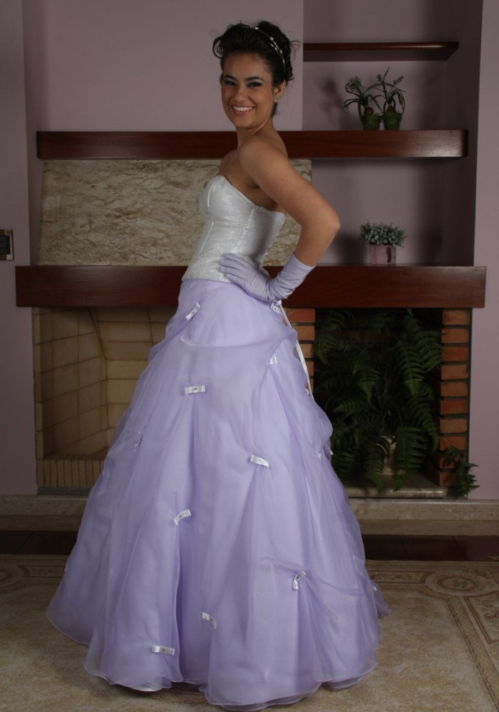 Vestido de Debutante Lilas - 6 - 2 - Hipnose Alta Costura e Spa para Noivas e Noivos - Campinas - SP - 2