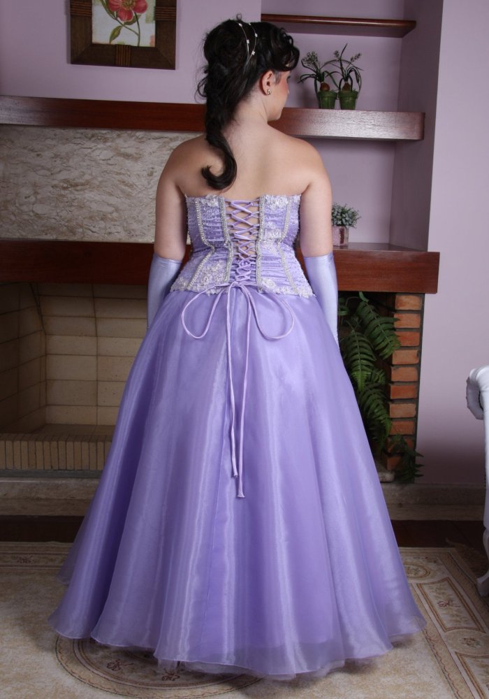 Vestido de Debutante Lilas - 8 - 3 - Hipnose Alta Costura e Spa para Noivas e Noivos - Campinas - SP - 1