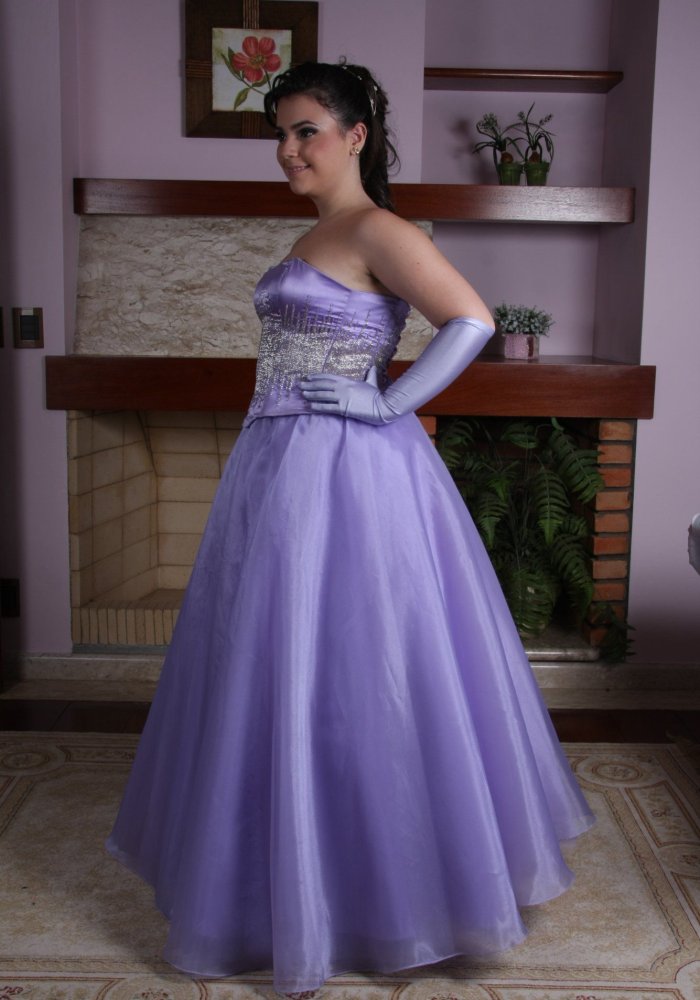Vestido de Debutante Lilas - 9 - 2 - Hipnose Alta Costura e Spa para Noivas e Noivos - Campinas - SP - 2