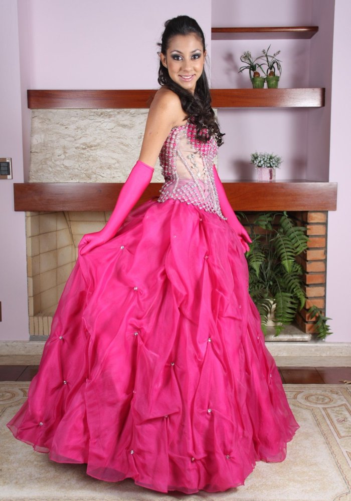 Vestido de Debutante Pink - 7 - 2 - Hipnose Alta Costura e Spa para Noivas e Noivos - Campinas - SP - 2