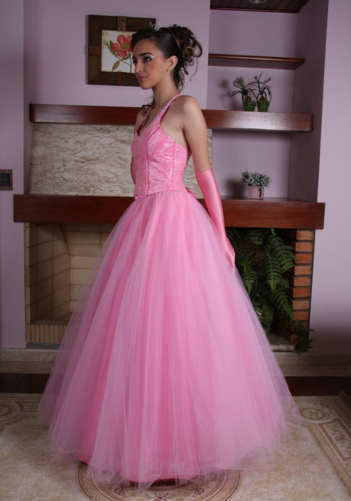 Vestido de Debutante Rosa - 7 - 2 - Hipnose Alta Costura e Spa para Noivas e Noivos - Campinas - SP - 2