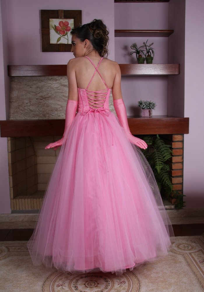 Vestido de Debutante Rosa - 7 - 3 - Hipnose Alta Costura e Spa para Noivas e Noivos - Campinas - SP - 1