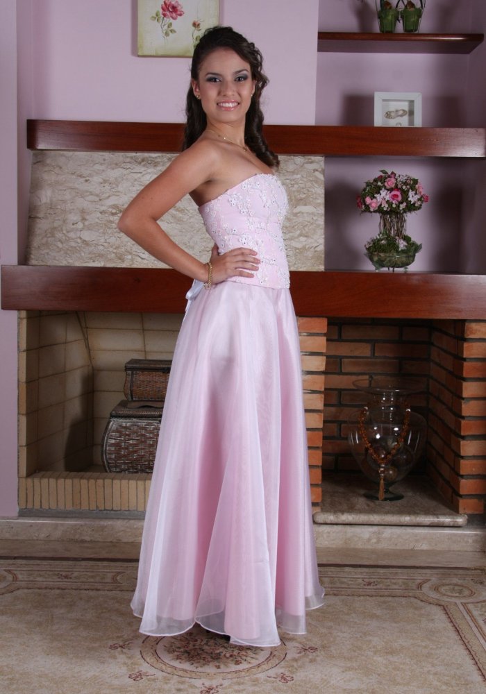 Vestido de Debutante Rosa - 14 - 2 - Hipnose Alta Costura e Spa para Noivas e Noivos - Campinas - SP - 2
