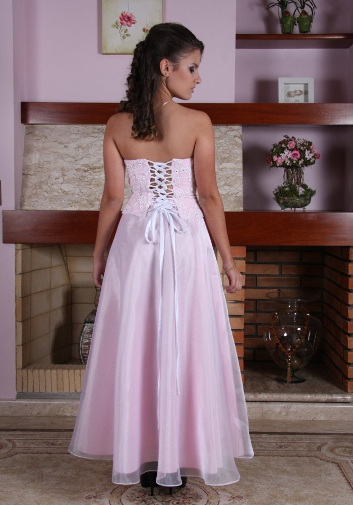 Vestido de Debutante Rosa - 14 - 3 - Hipnose Alta Costura e Spa para Noivas e Noivos - Campinas - SP - 1