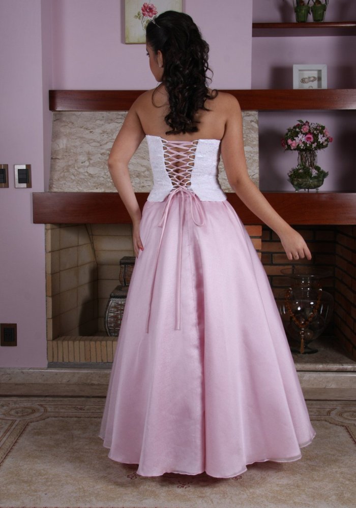 Vestido de Debutante Rosa - 24 - 3 - Hipnose Alta Costura e Spa para Noivas e Noivos - Campinas - SP - 1