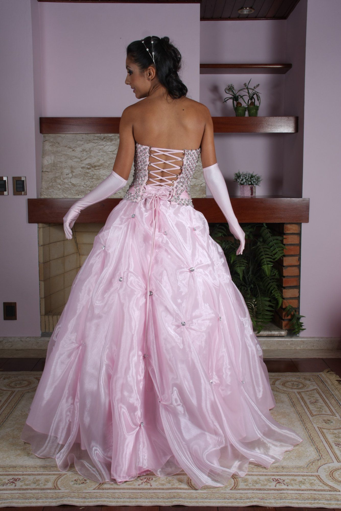 Vestido de Debutante Rosa - 3 - Hipnose Alta Costura e Spa para Noivas e Noivos - Campinas - SP Vestido de Debutante, Vestido de Debutante Rosa, Hipnose Alta Costura